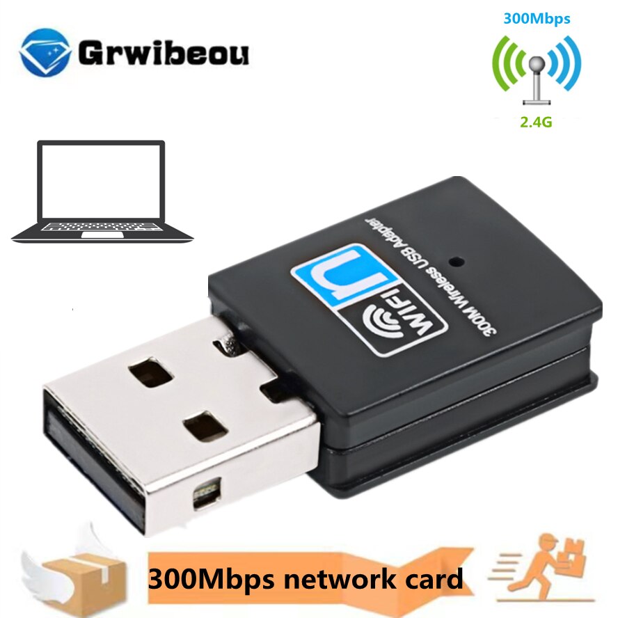 GRWIBEOU-̴ USB  Wifi  802.11N 300Mbps USB2.0 ű, ũž Ʈ Windows mac  Ʈũ ī
